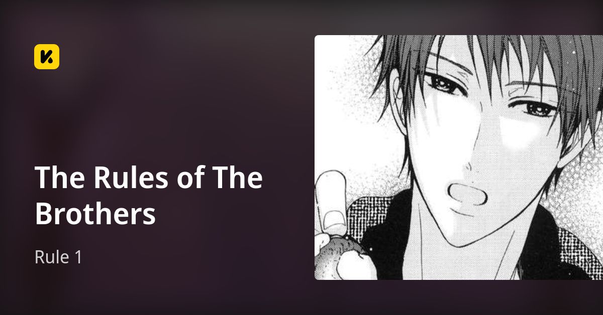 The Rules of The Brothers | Read Rule 1 封面