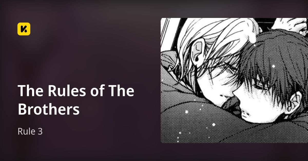 The Rules of The Brothers | Read Rule 3 封面