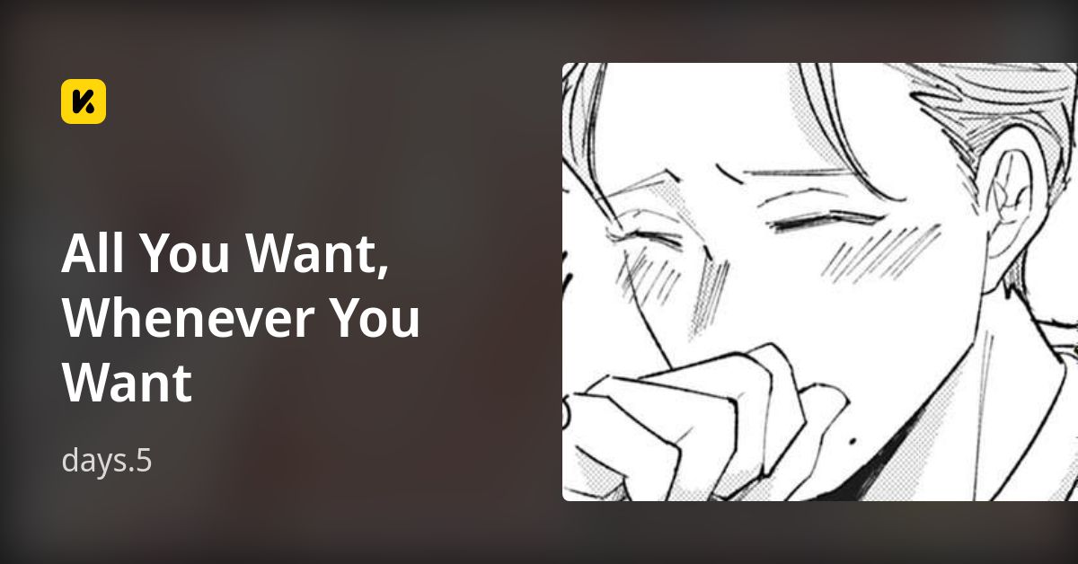 All You Want, Whenever You Want | Read days.5 封面