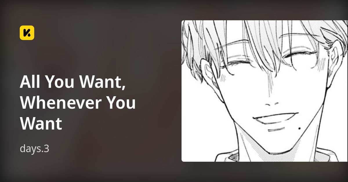 All You Want, Whenever You Want | Read days.3 封面