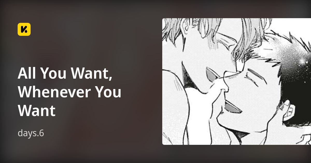 All You Want, Whenever You Want | Read days.6 封面